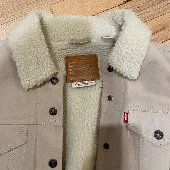 Like new Levi Strauss goat suede trucker jacket - Picture 1 of 8